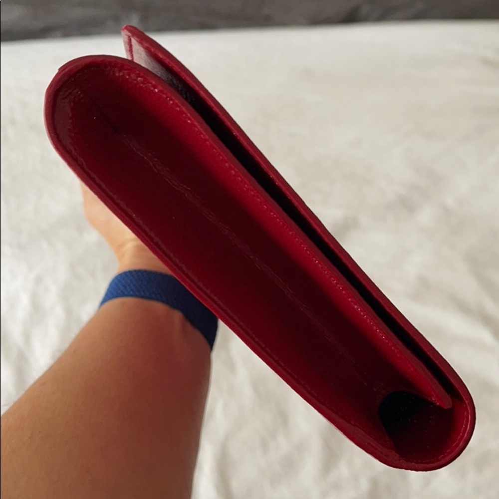 YSL ❌SOLD ❌red clutch authentic ! - Picture 6 of 11